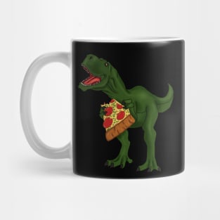 T-rex Dinosaur Eating Pizza Mug